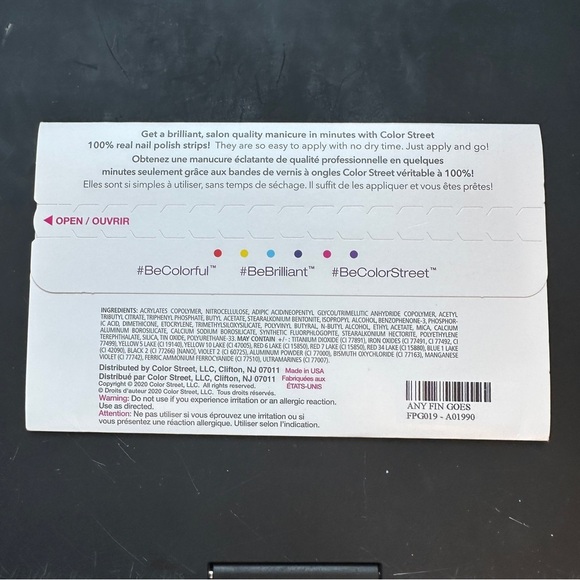 Color Street Nail Strips - Any Fins Goes - Picture 3 of 5